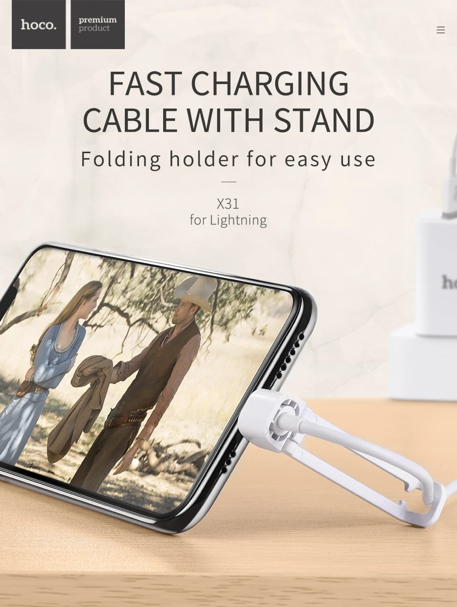 Беспроводное зарядное устройство HOCO кабель кронштейна для iphone8 X необычная зарядка 7plus SE 6 S с подставка-книжка Быстрый зарядный кабель штырьковыми разъемами линии