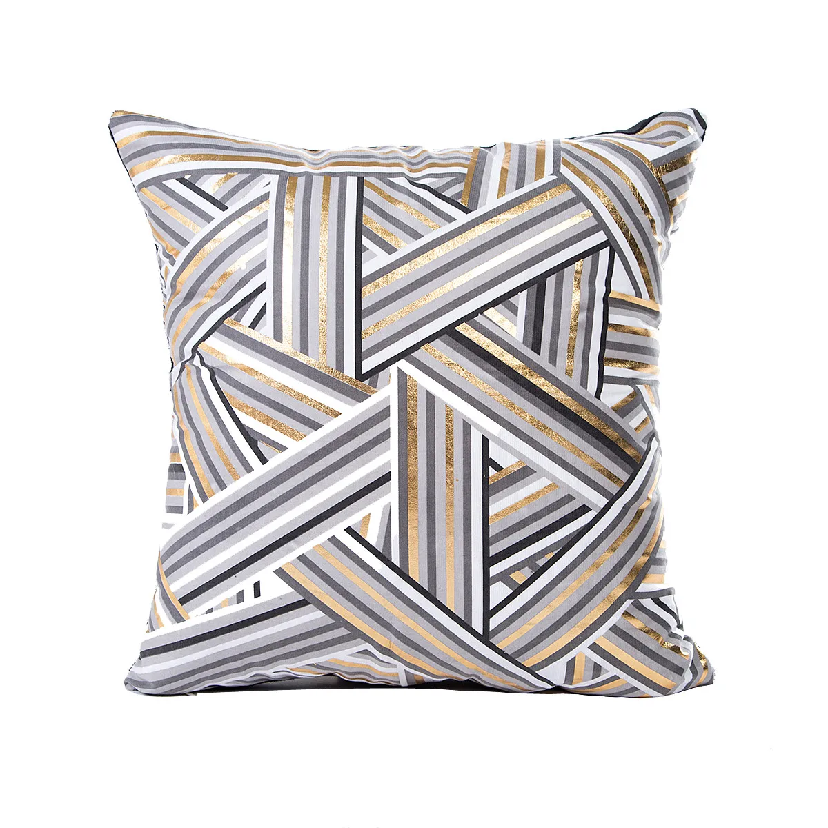 New Year decoration Gold Foil Printing Pillow Case Sofa Waist Throw Cushion Cover Home Decor Christmas Decorations For Home#CG1