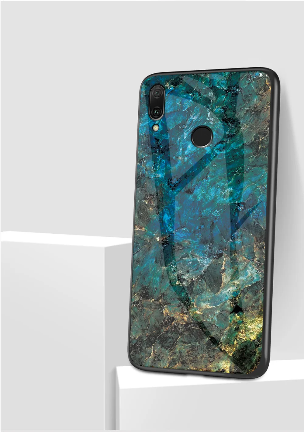Мраморный жесткий чехол из закаленного стекла для huawei Honor 9 Lite, чехол с градиентом, защитная задняя крышка для huawei Honor 8 20 10 Lite, чехол для телефона