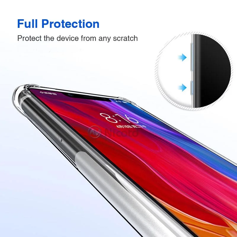Мягкий силиконовый чехол из ТПУ для телефона Xiaomi 8 9 Mi9 9SE задняя крышка Xiomi Redmi Note 6