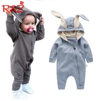 rz baby jumpers 2018 new spring autumn cute cartoon zipper rabbit infant girl boy jumpers kids baby outfits kids clothes k1