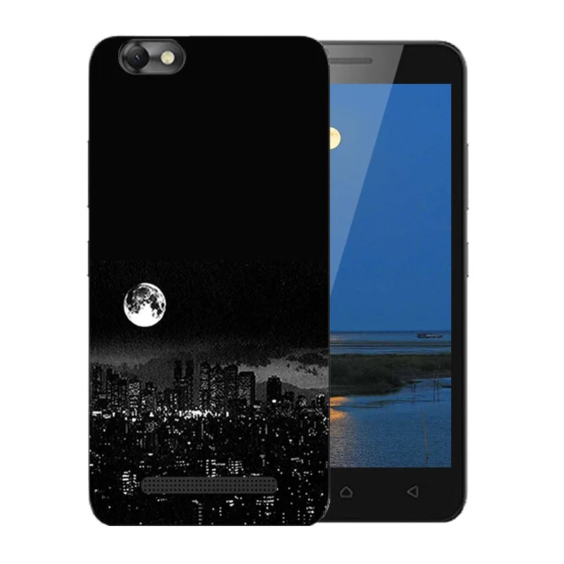 Soft TPU Phone Case For Lenovo Vibe C A2020 Capa Ice Pattern Skin Full Protection Back Cover A2020a40 DS A 2020 Coque |