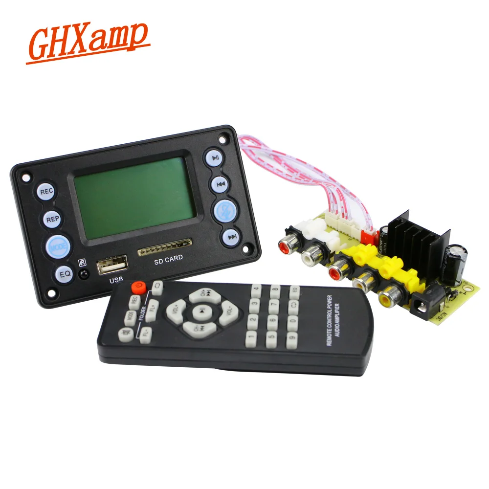 GHXAMP MP3 аудио Bluetooth декодер плата lcd WAV WMA FLAC APE с записью лирика 5 в 12-20 в батарея FM эквалайзер