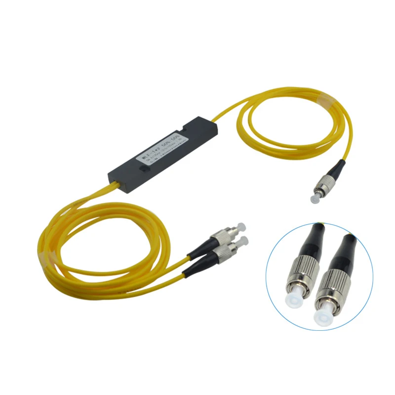 FC UPC 1X2 Волоконно Оптический FTTH разветвитель оптический FBT муфта 1x2 Singlemode simplex plc