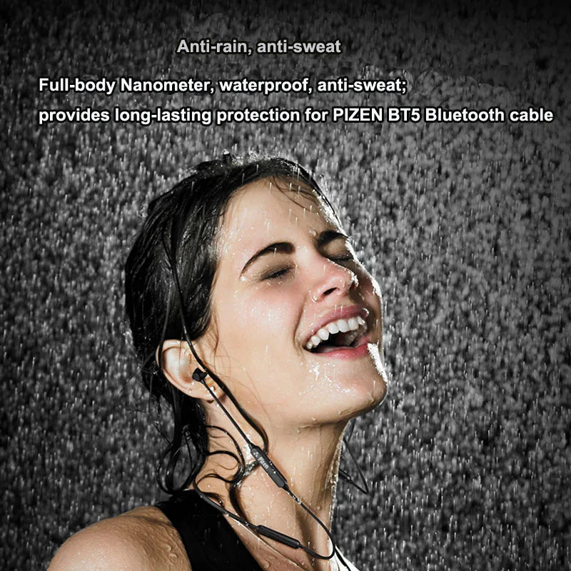 PIZEN BT62 запасной беспроводной Bluetooth кабель Hi Fi наушники MMCX/2Pin разъем IPX4