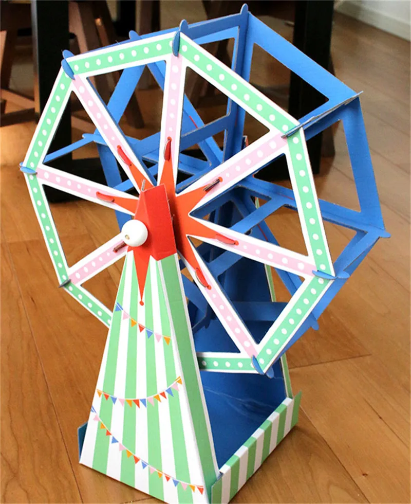 Сборная подставка для кекса колесо обозрения бумажная тортов десертов держатель