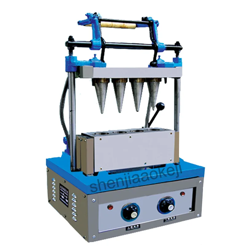 Online DST-4 Eis Ei Tablett Maschine Wafer Tasse Maker Eis Kegel, Der Maschine 220V (50Hz) 2400W 1pc