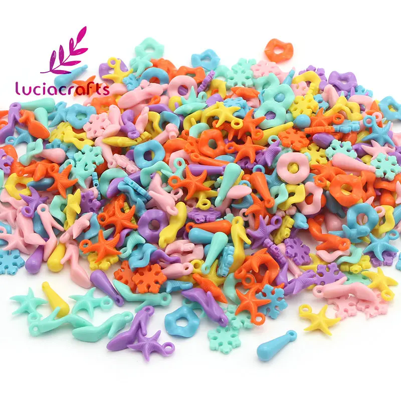 Lucia crafts 50 г около 120 шт. акриловые бусины Сделай Сам ручной работы аксессуары