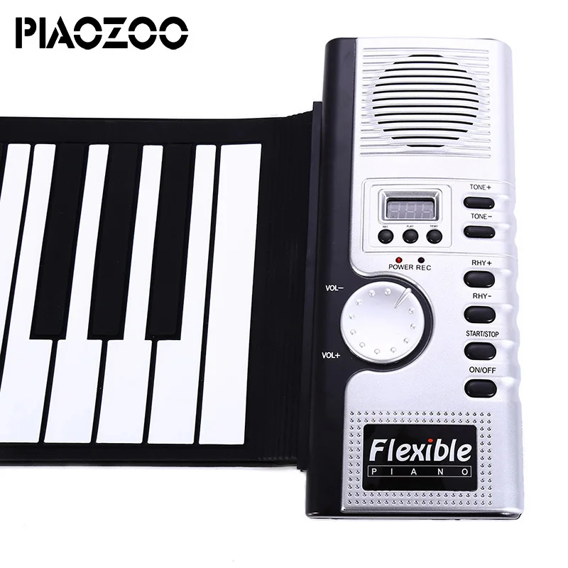 Гибкая музыкальная клавиатура с 61 клавишами профессиональное пианино
