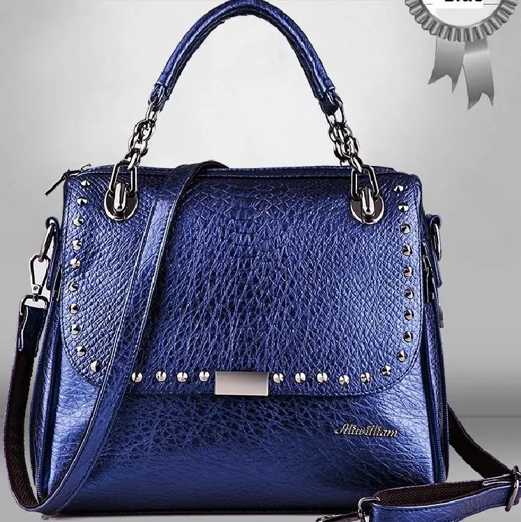 2016 весна лето женщина змеиной сумки из кожи заклепки мода роскошная сеть на ремне