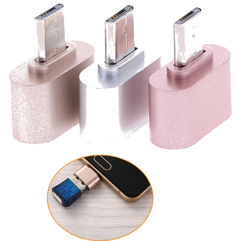 Адаптер Micro USB OTG 2 0 Hug адаптер для телефона Android Samsung кабель чтения карт памяти