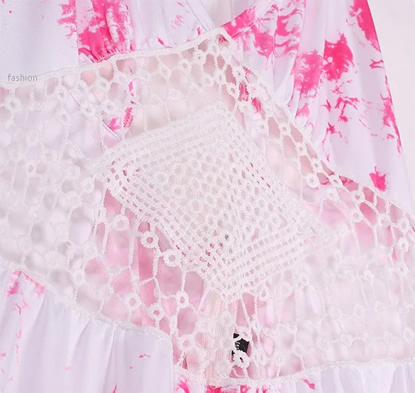 Большой женщины белый комбинезон элегантный стиль принт playsuit лето короткая