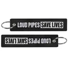 20 шт брелок для автомобиля Bijoux вышивка брелок для мотоциклов и автомобилей подарки Брелоки держатель громкие трубы сохранить жизни брелок