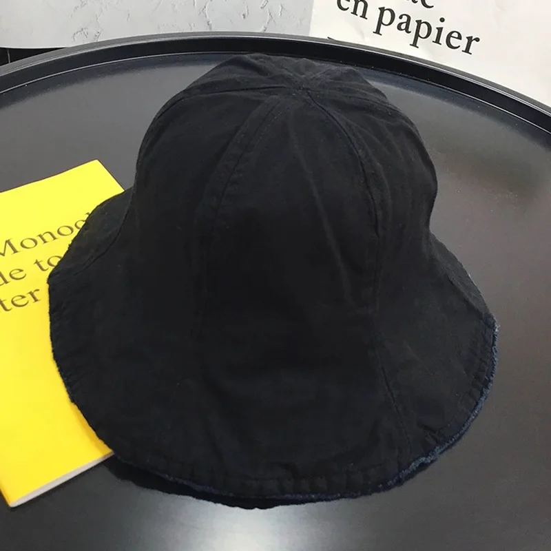 Summer new women's caps casual decorative cloth cap city Bucket Hat monochrome simple beach girl sun hats free shiping sale |