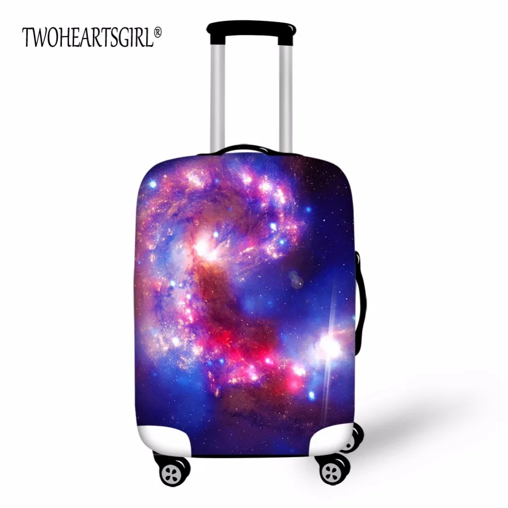 Прочный защитный чехол для багажа twoheart sgirl чемодана Galaxy Star Universe Space диагональю 18 32