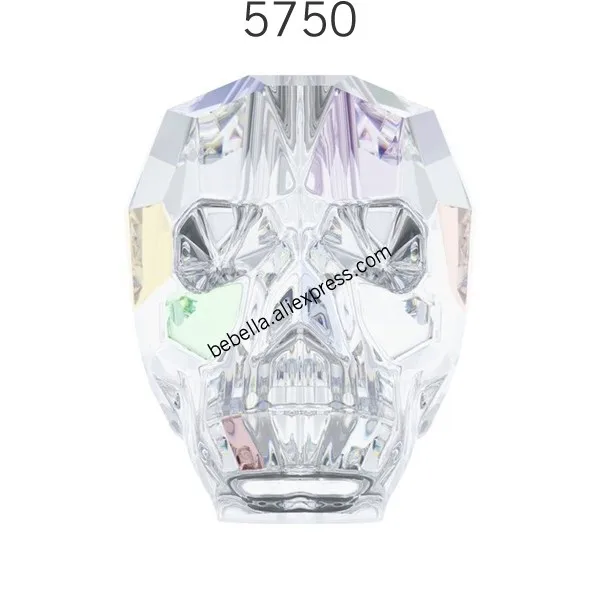 1 шт. из 100% оригинальных кристаллов Swarovski 5750 бисер с черепом свободные шарики