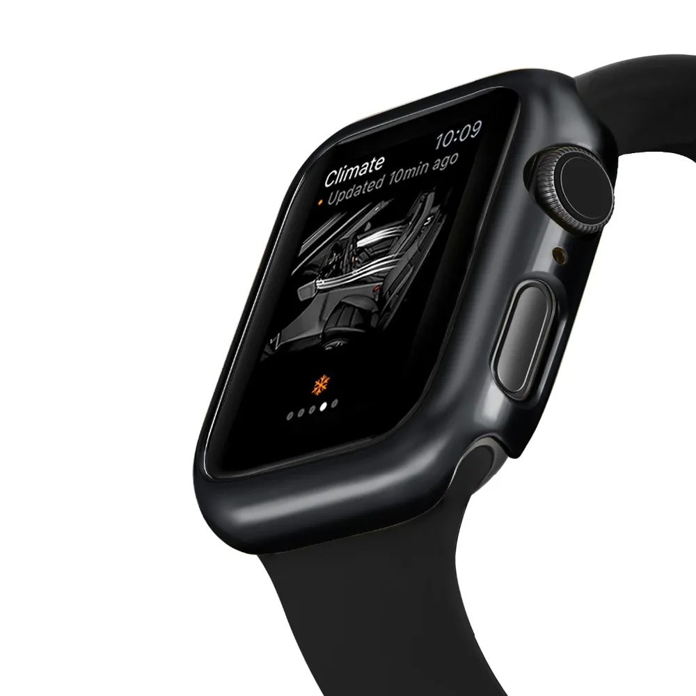 Жесткий чехол для Apple Watch Series 4 44 мм 40 мм Розовый Золотой корпус часов для Iwatch защитное Плакирование оболочки
