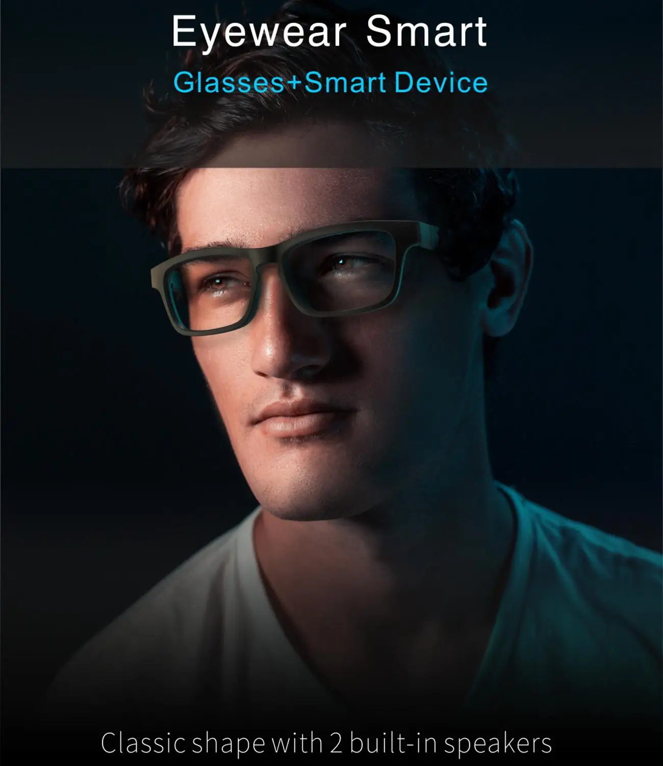 Классические очки Bluetooth 5 0 открытые аудио стерео колонки микрофон для iPhone Huawei Xiaomi
