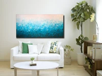 free shipping 2016 new design unframe beautiful scenery wall canvas oil painting abstract acrylic 100 handpainted dropshipping