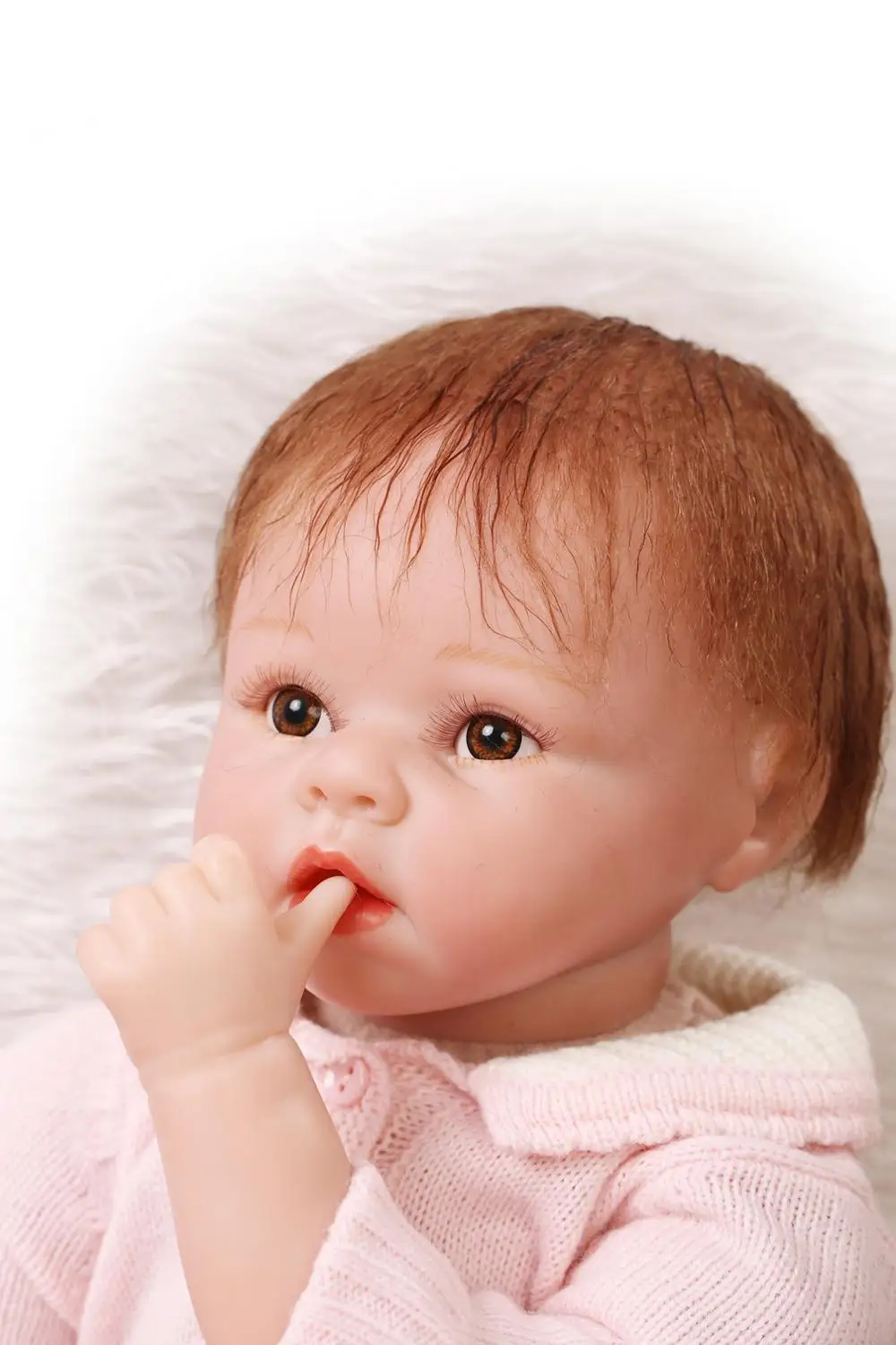 Новые силиконовые куклы reborn baby модные 22 дюйма игрушки для девочек виниловые