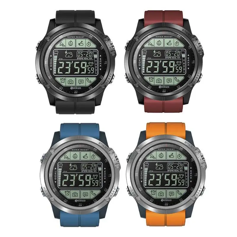 Zeblaze VIBE 3S умные часы 50 м водонепроницаемые 2 года длительное время ожидания спортивные Шагомер в реальном времени погода шаг отслеживание Смарт-часы