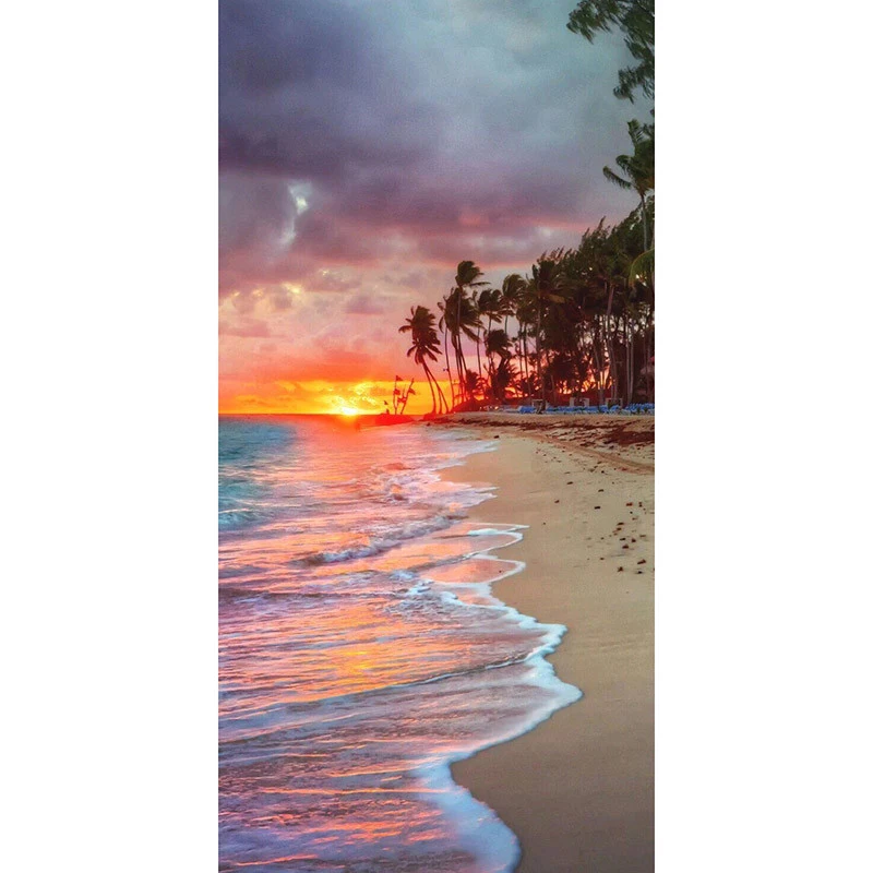 

Full square/Round drill Diamond embroidery Sunrise by the sea 5D DIY diamond Painting Cross Stitch Rhinestone Mosaic decor HYY