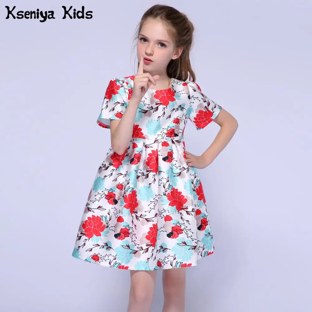 kseniya kids платье для девочки платья девочек одежда подростков бальное детские