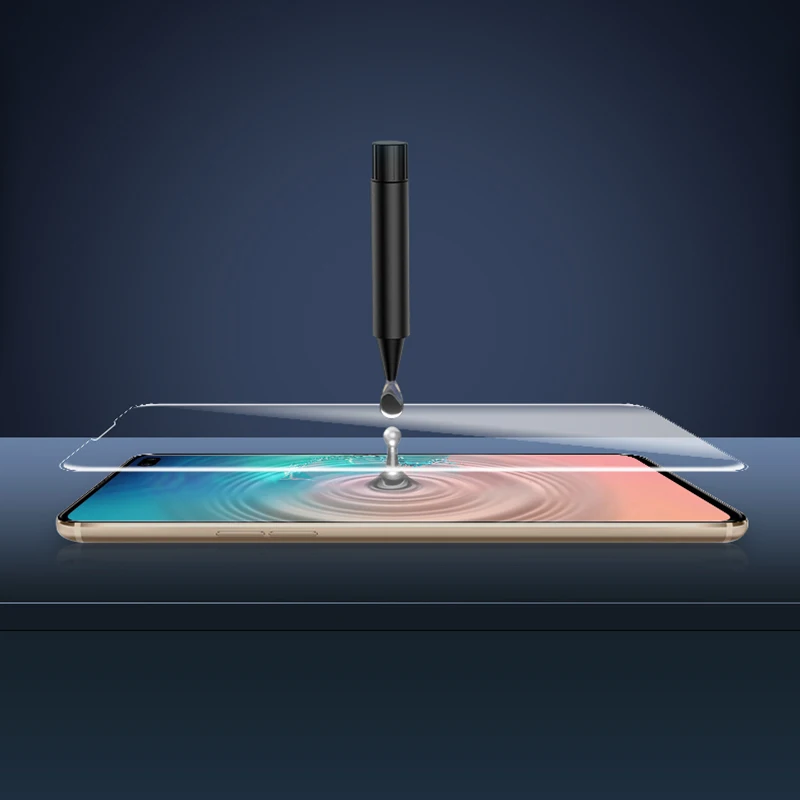 EXUNTON для samsung Galaxy S10 Plus S10e 3D УФ жидкость изогнутый полный клей передний Закаленное