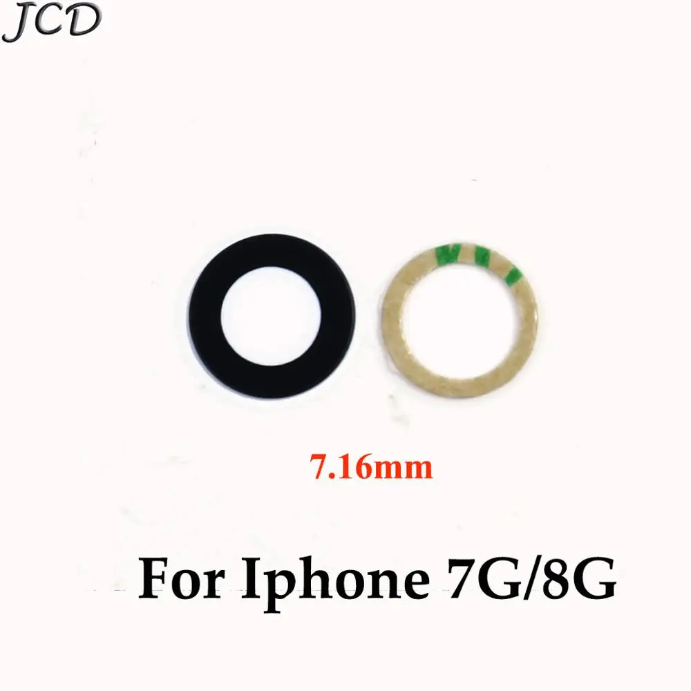 Стеклянная крышка для объектива задней камеры JCD iPhone 7 7Plus стекло 8 Сменные
