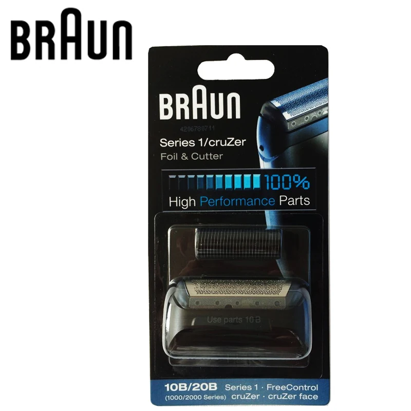 Замена Электробритва Braun Blabe 10B/20B(серия 1000/2000) Фольга и режущая головка 1 серии MG5010 5030 5090 CruZer Series