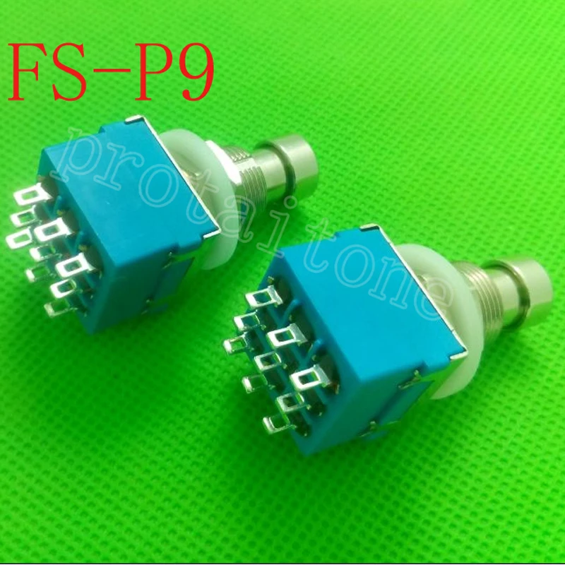 Фото Педаль для гитары 50 шт./лот 9-PIN 3PDT, педаль для создания эффектов, металлический переключатель, истинное отключение, бесплатная доставка №1