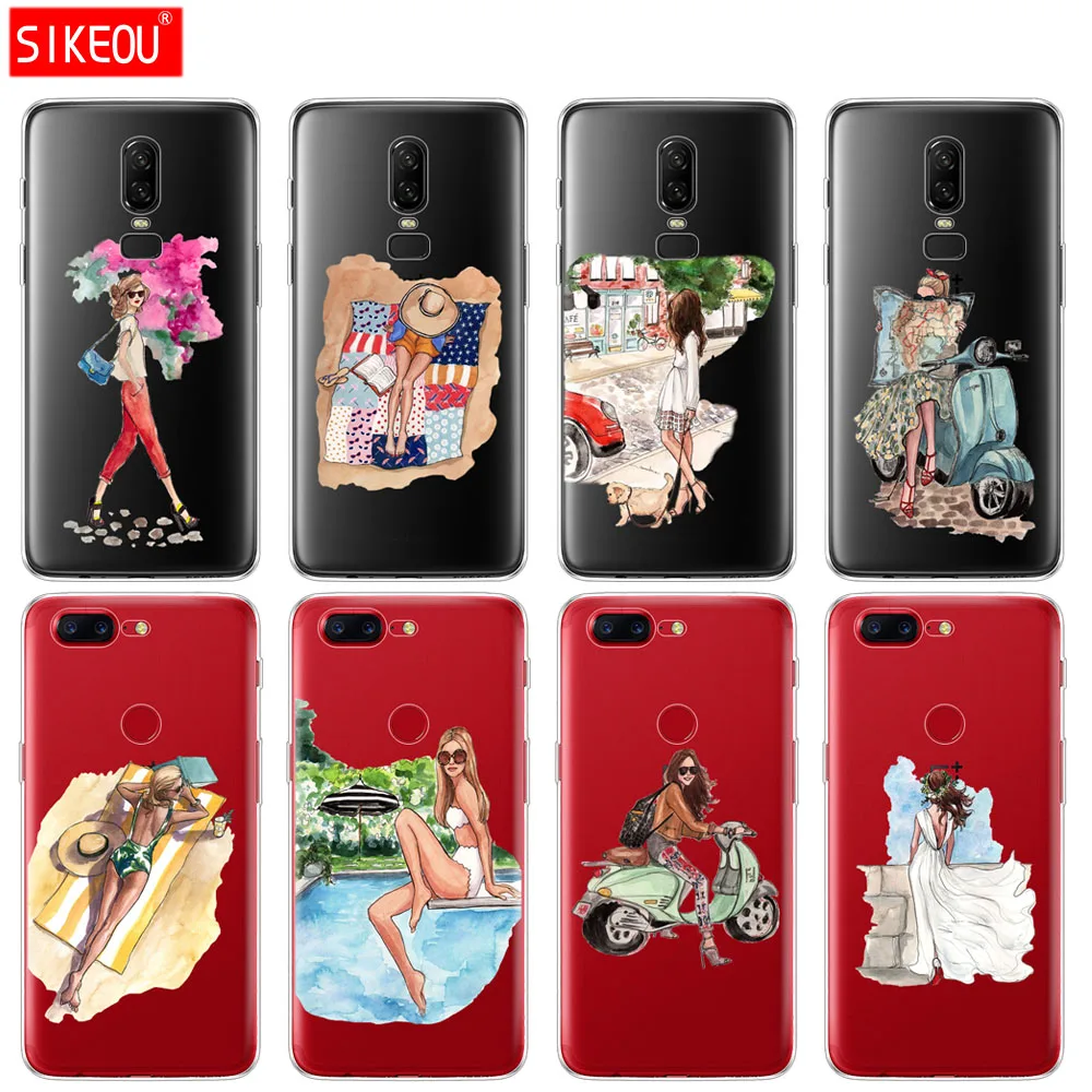 Силиконовый чехол для телефона Oneplus one plus 6 5T 5 3 A3000 A5000 модный прозрачный накладка с