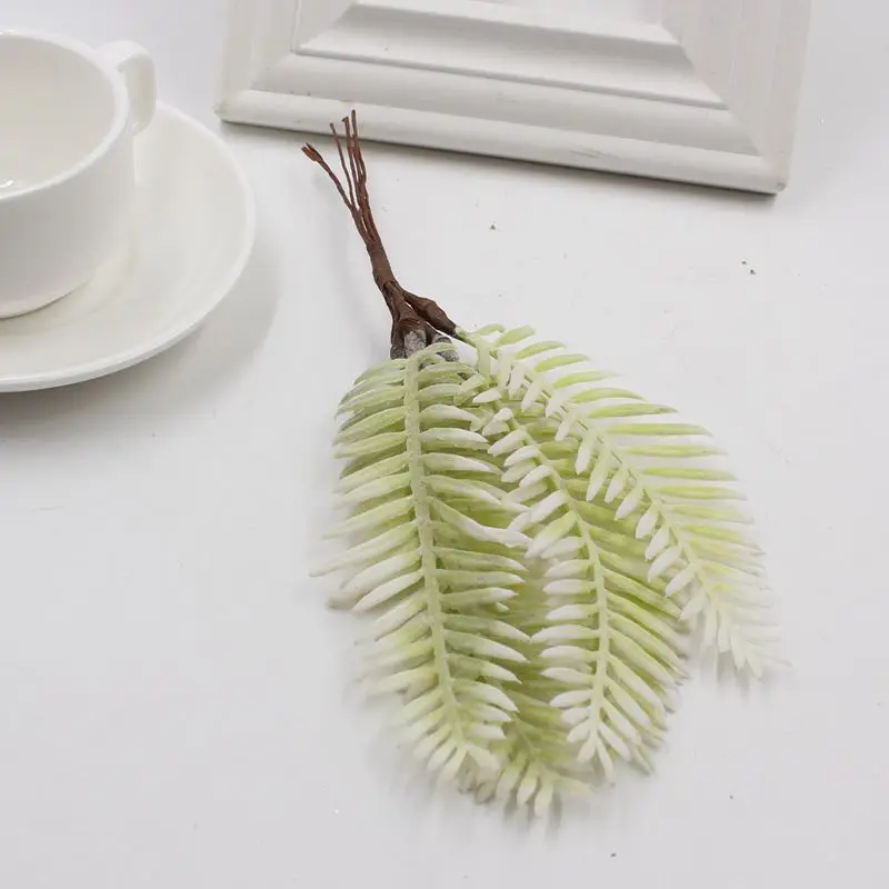 Сделай Сам/6 штук Искусственный лист Папоротник Свадьба Рождественская