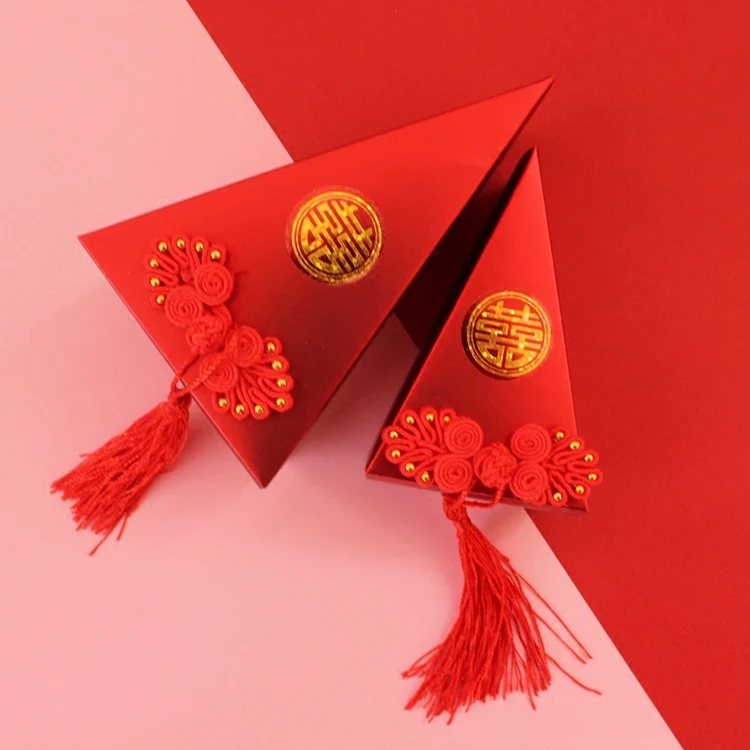 10 шт. Бесплатная доставка коробка конфет Творческий китайский стиль брак сахар