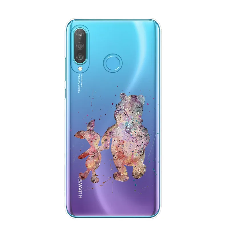 Акварельный чехол для телефона Alice Tinkerbell Ститч Русалка Принцесса чехол для huawei P30 P20 Lite P10 P9 P8 Lite чехол s - Цвет: T6469