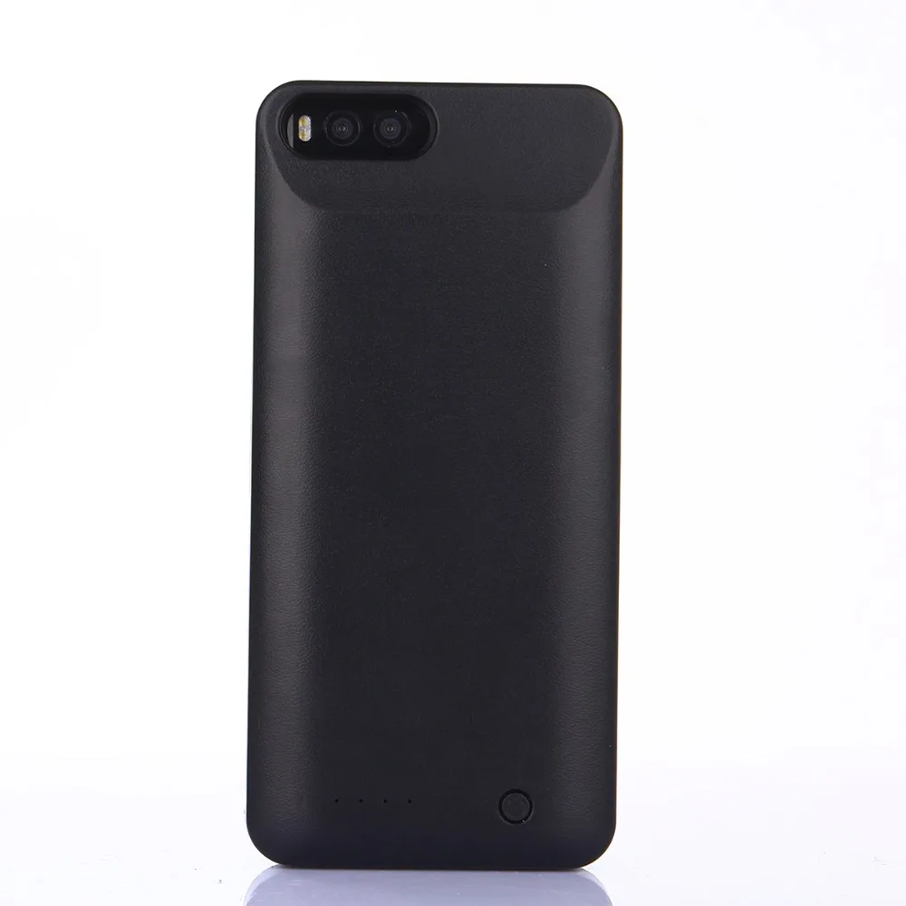 Black 6800mAh Battery Backup Charger Case for MI NOTE 3 with kickstand (Black White) |