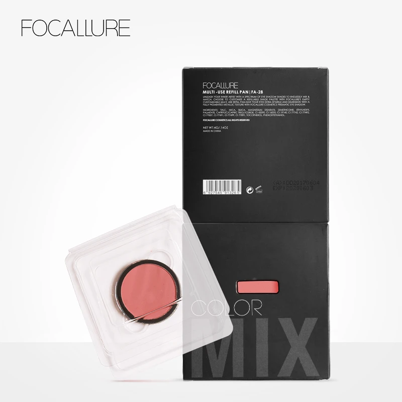 FOCALLURE Румяна для лица матовая прессованная пудра с высоким пигментом долговечная
