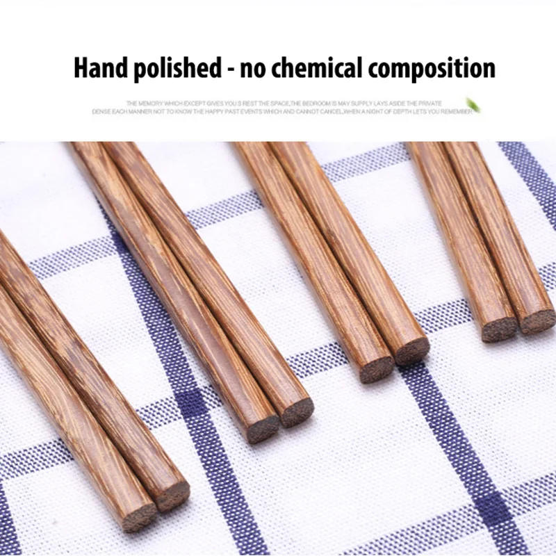 Upors 100Pairs Chopsticks Chinese Natural Wood Chop sticks Korean Handmade Reusable Sushi Set Wholesale Custom logo | Дом и сад