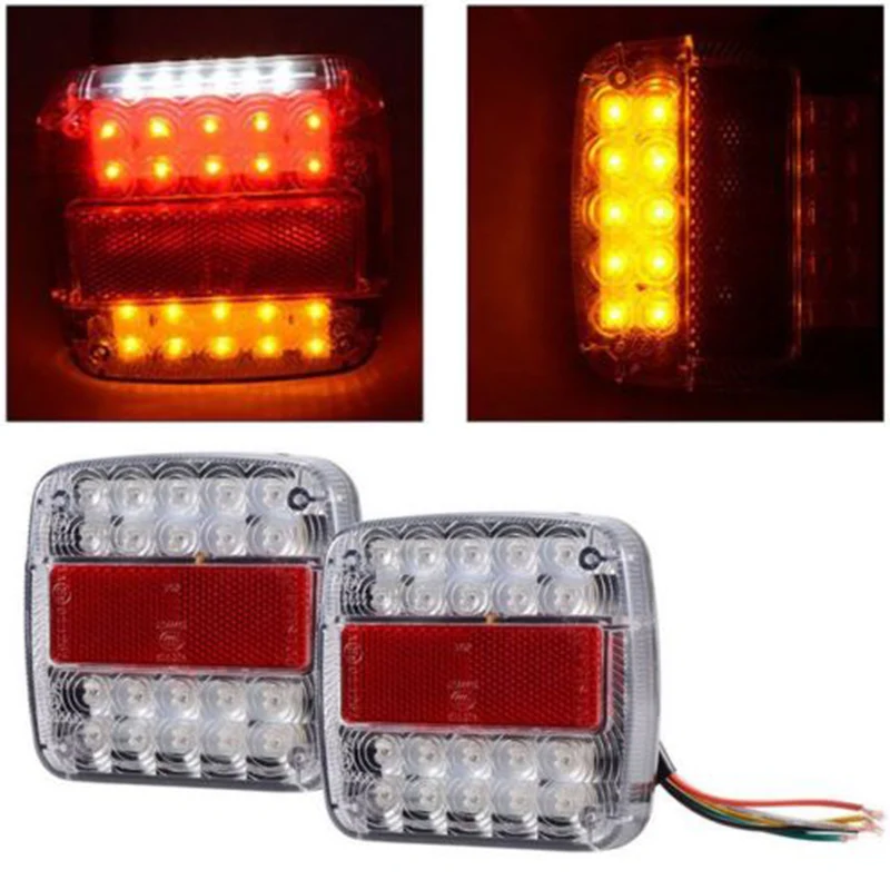 2 шт./компл. 26LED задний стоп-сигнал поворота номерного знака светильник дорожная
