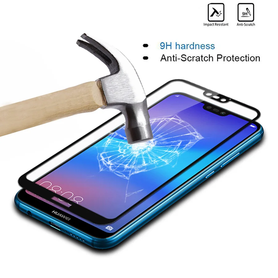 

9H Защитное стекло для Huawei P20 Lite Pro Полное покрытие Защитная пленка для экрана для Huawei P20 Pro P 20 P20 Lite закаленное стекло HD
