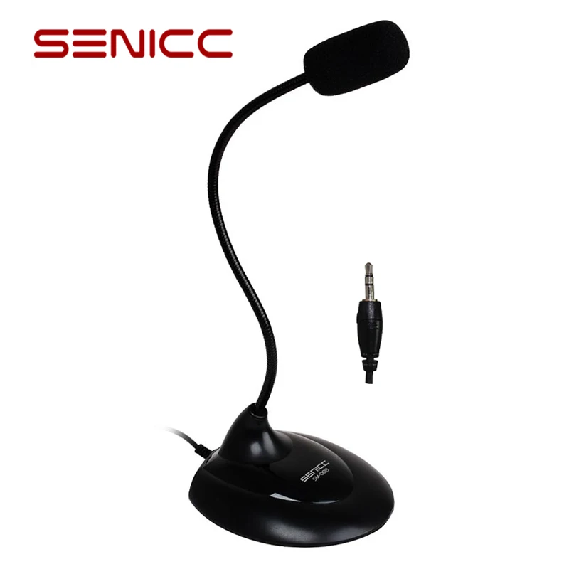 SENICC SM 008 проводной Гусь шейный микрофон с всенаправленный 3 5 мм Jack Конференц