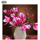 5D полноразмерная квадратная и круглая алмазная живопись сделай сам, цветок, кристалл, 3D Алмазная вышивка декоративная мозаичная картина цветы