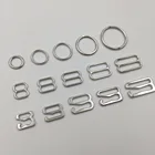 Бесплатная доставка, 200 шт.лот, никелированный бюстгальтер, регулируемый ремешок