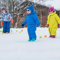 childrens ski suit siamese waterproof thermal breathable infants cotton
