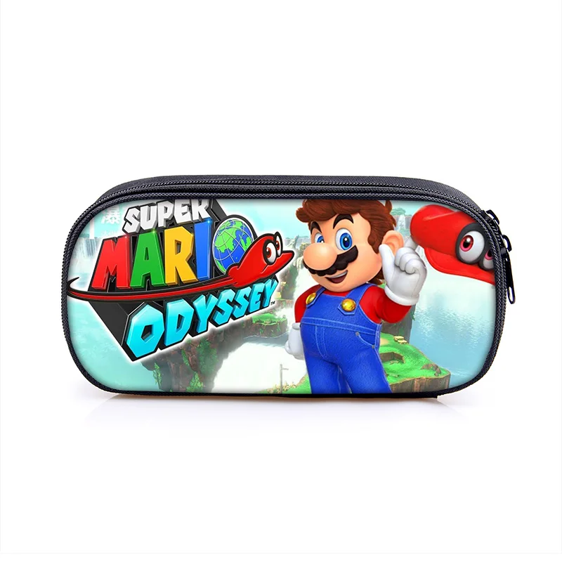 Super Mario Bros Sonic Kids PencilBag, Студенческая сумка для детей, новая милая Высококачественная канцелярская сумка, пенал - Цвет: 4