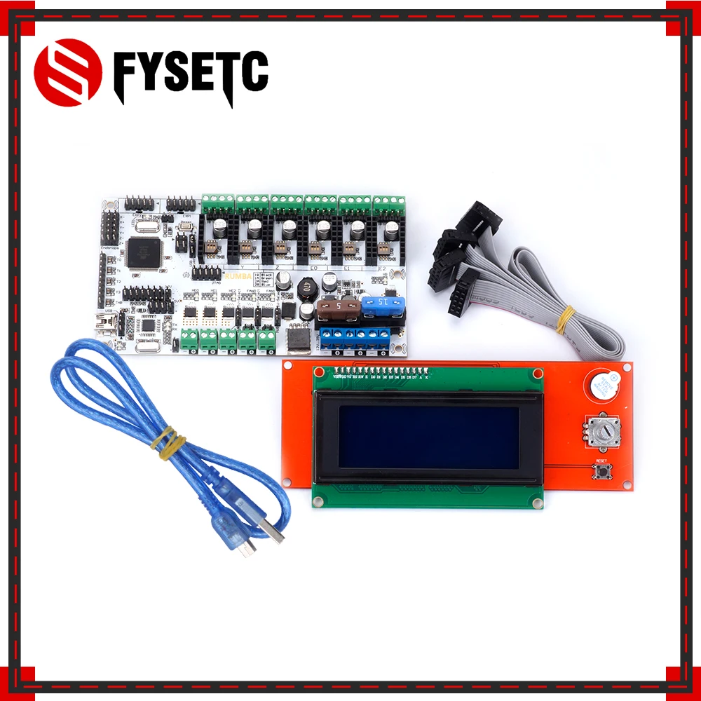 Upgrade Rumba Plus для 3d принтера Start наборы материнская плата Румба + Поддержка платы 3 шт.