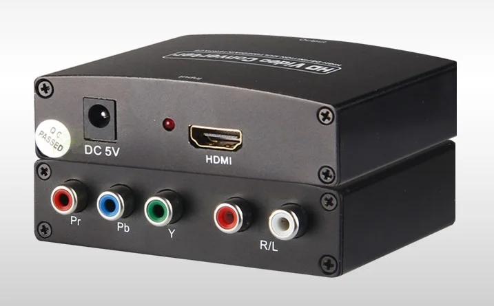 1080P HDMI до 5RCA компонент RGB YPbPr видео + R/L аудио конвертер адаптер|hdmi to 5rca|hdmi toaudio converter |