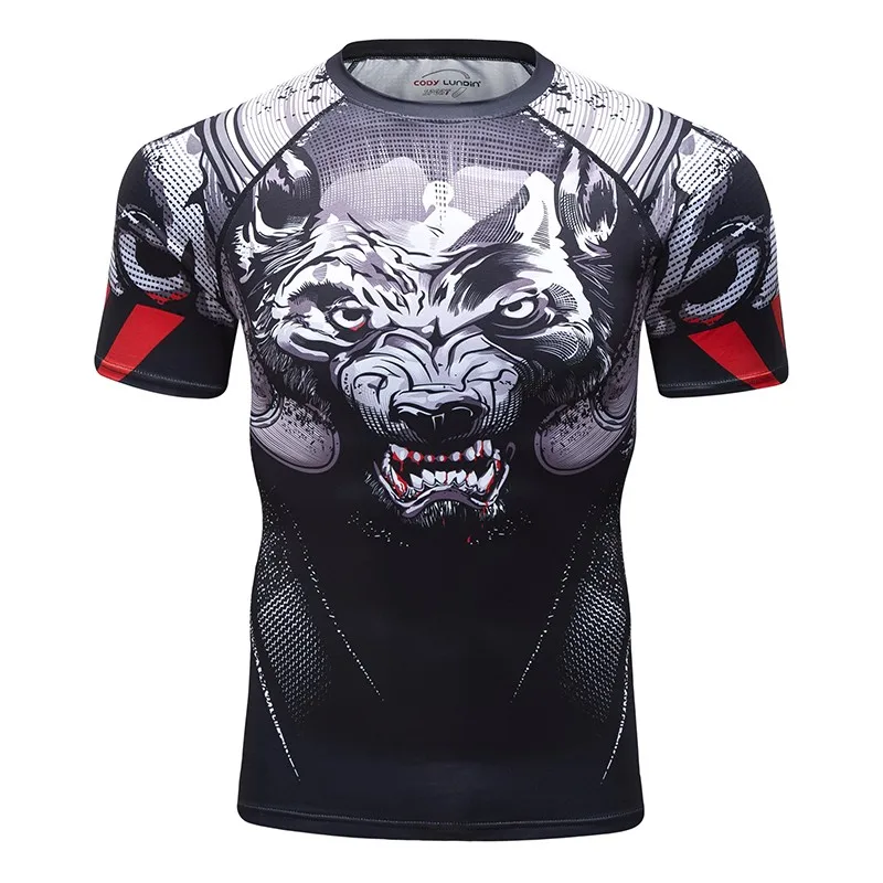 Новинка бойцовская футболка для муай тай бокса Для MMA с коротким рукавом Мужская