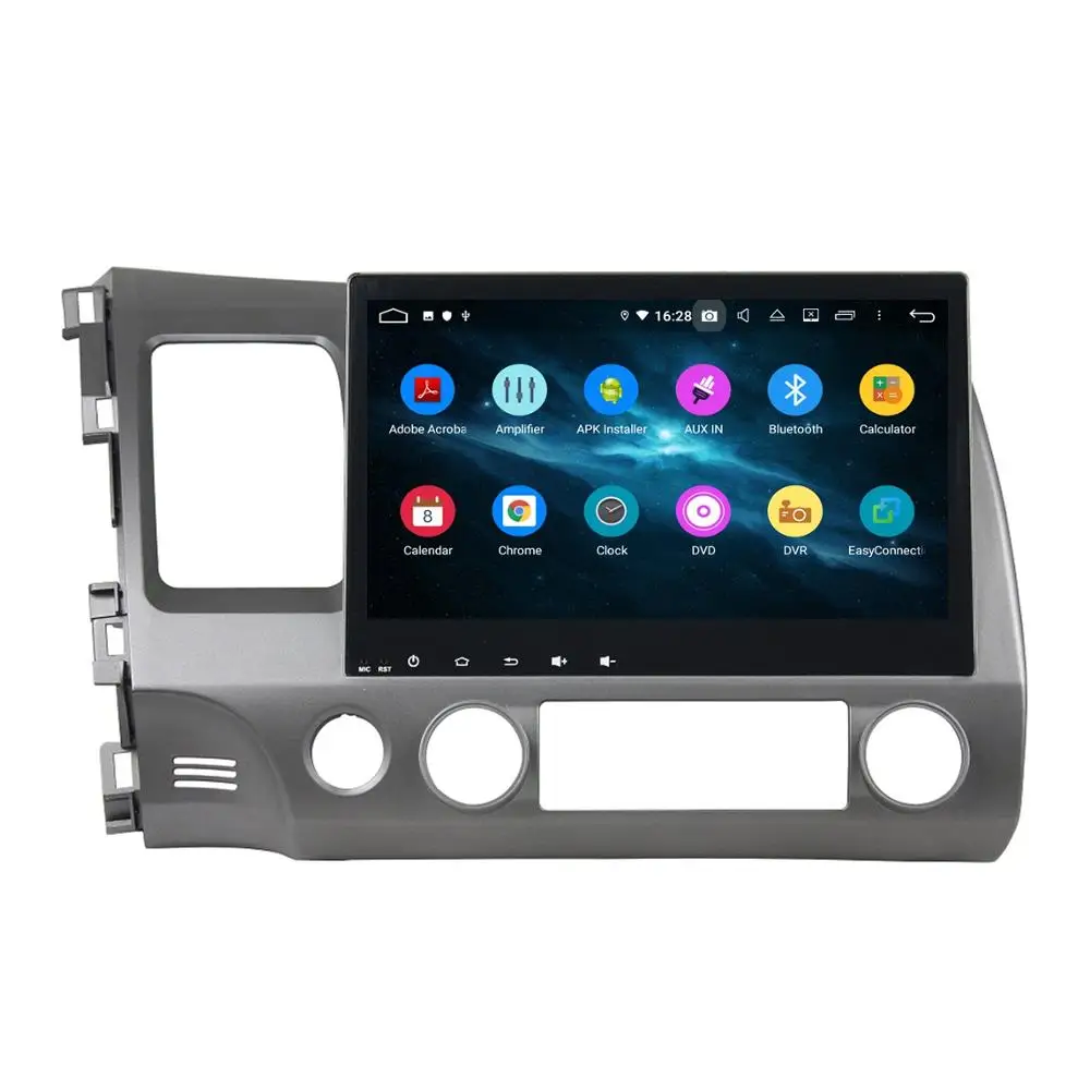 Автомагнитола 2 din 4 + 64 ГБ PX6 6 ядер 10 1 дюйма Android DVD GPS Wi-Fi для Honda Civic 2006 2007 2008 2009 2010 2011 |