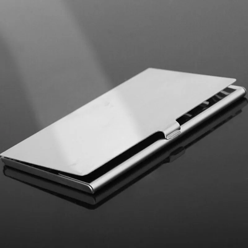 1 шт. Бизнес коробка для хранения карт Водонепроницаемый Алюминий металла ID